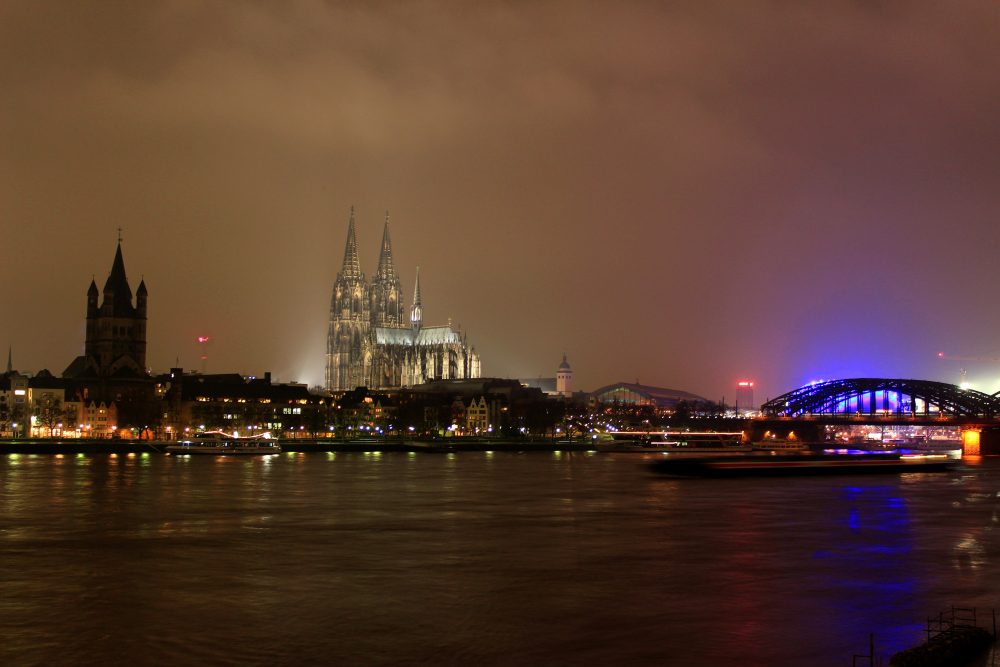 Koln Nacht Panorama